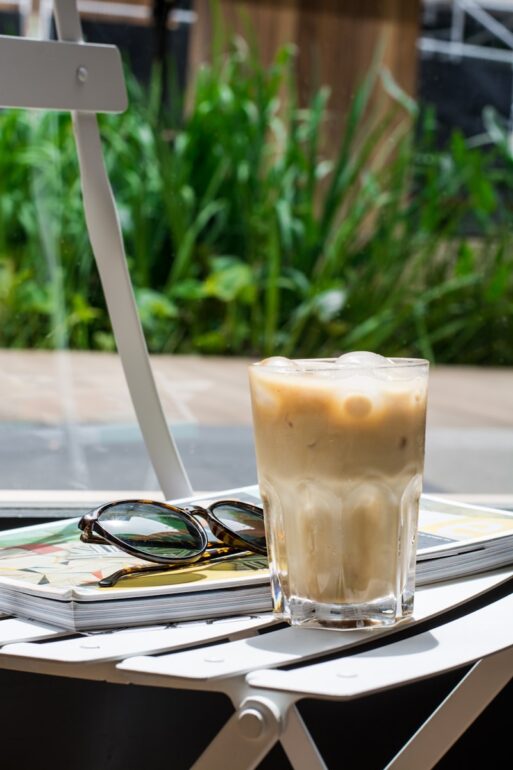 clear drinking glass