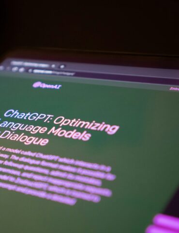 a close up of a computer screen with a blurry background